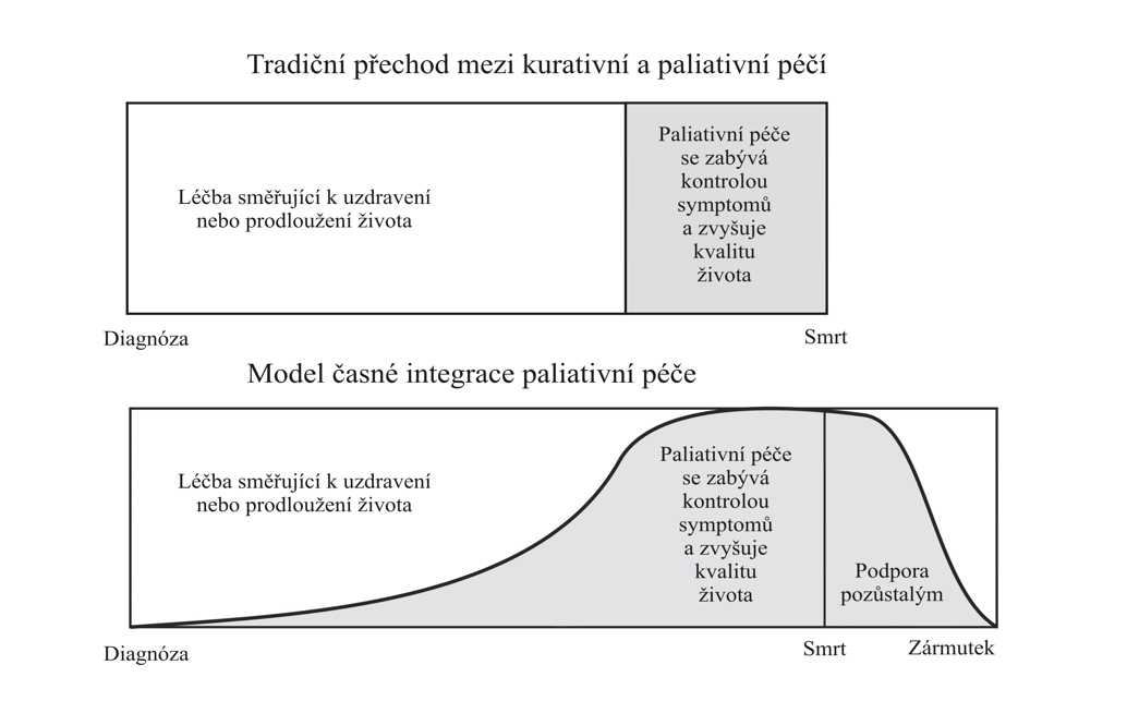 WHO paliativní péče schéma