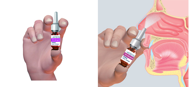 Fentanyl spray - použití
